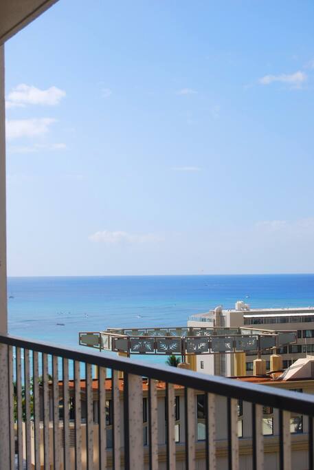 View from the balcony