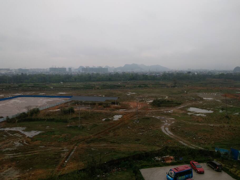 阳台看出去