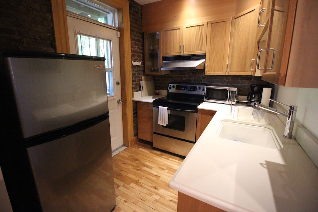 Your kitchen, with access to the backyard