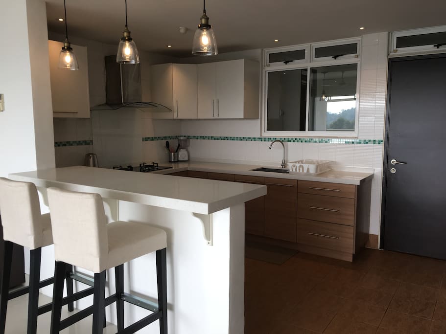 Well equipped kitchen