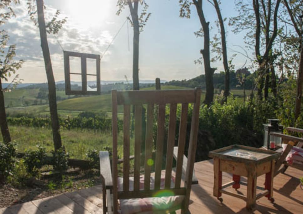 La vista davanti al ristorante