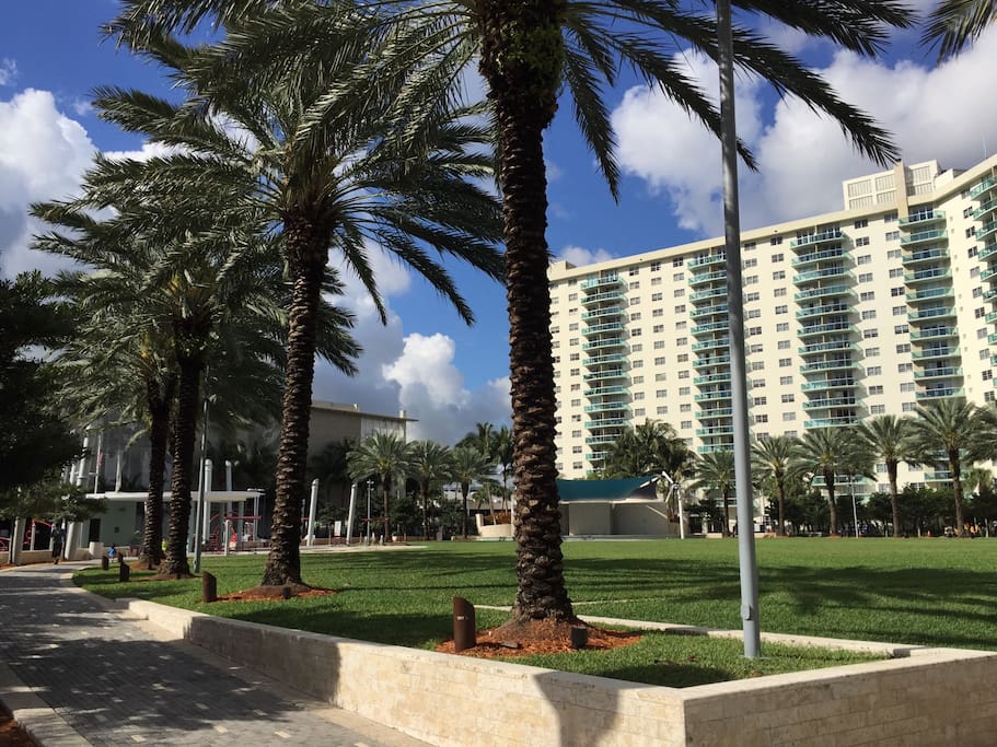 Ocean reserve condo and heritage park
