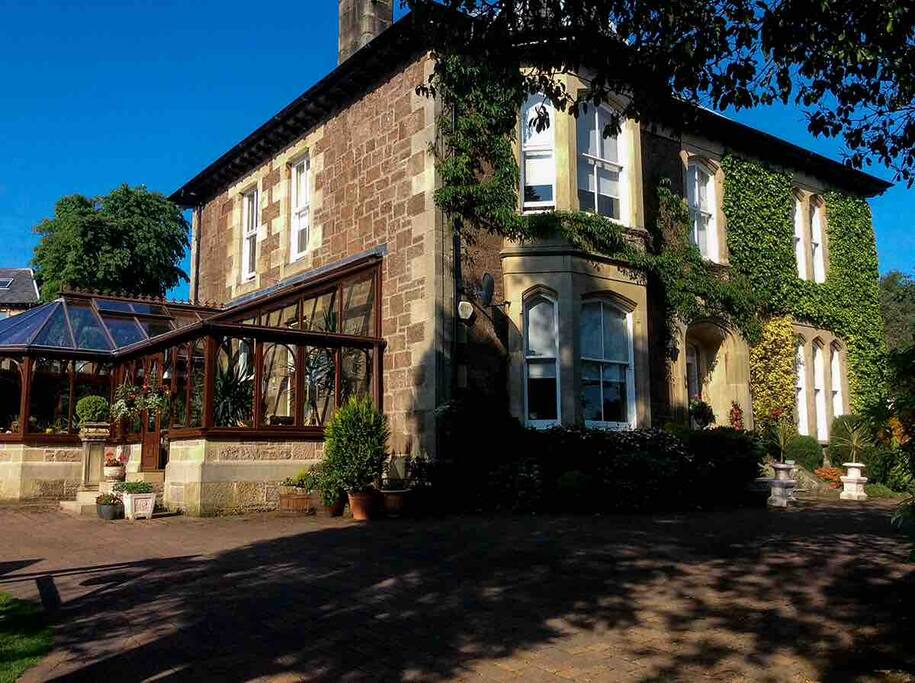 The Priory in mid summer.