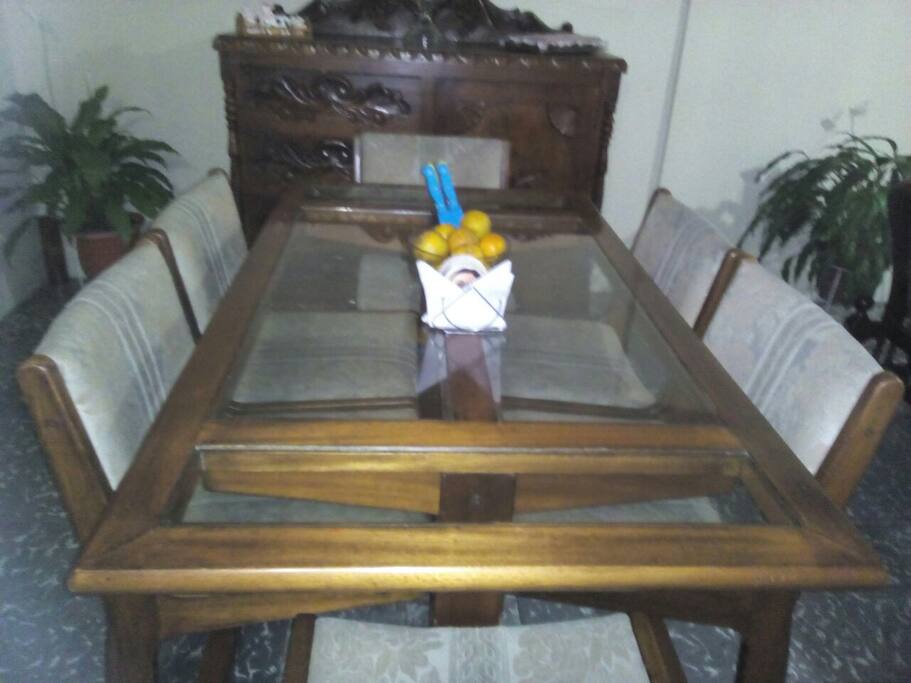 Comedor de la vivienda