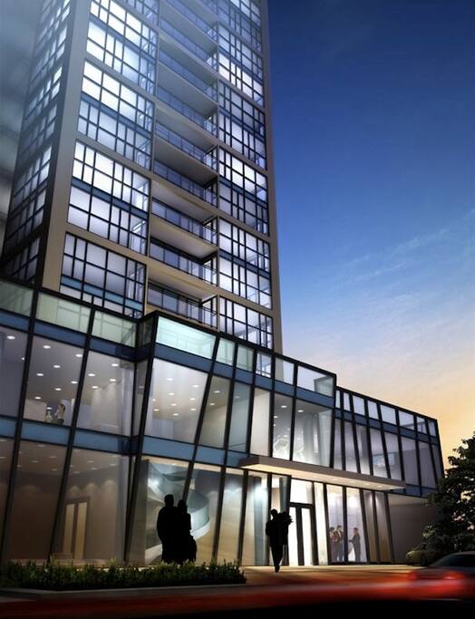 Outside of building