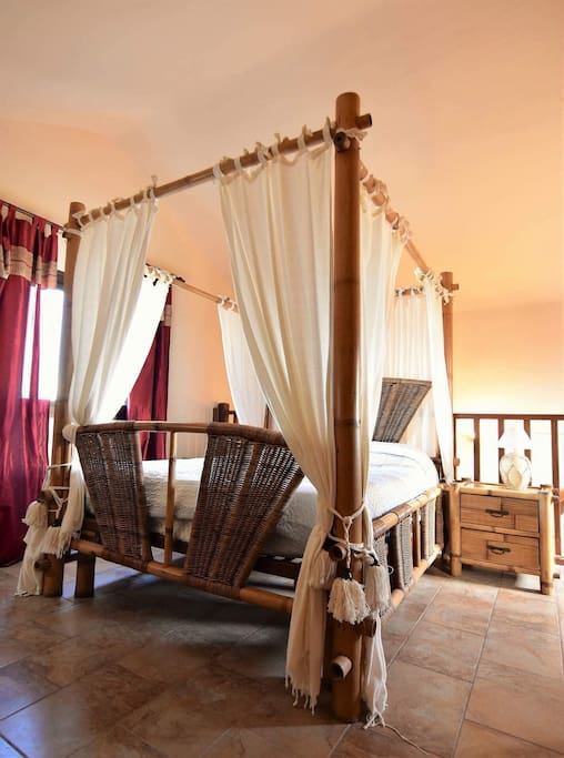 Cama de bamboo
