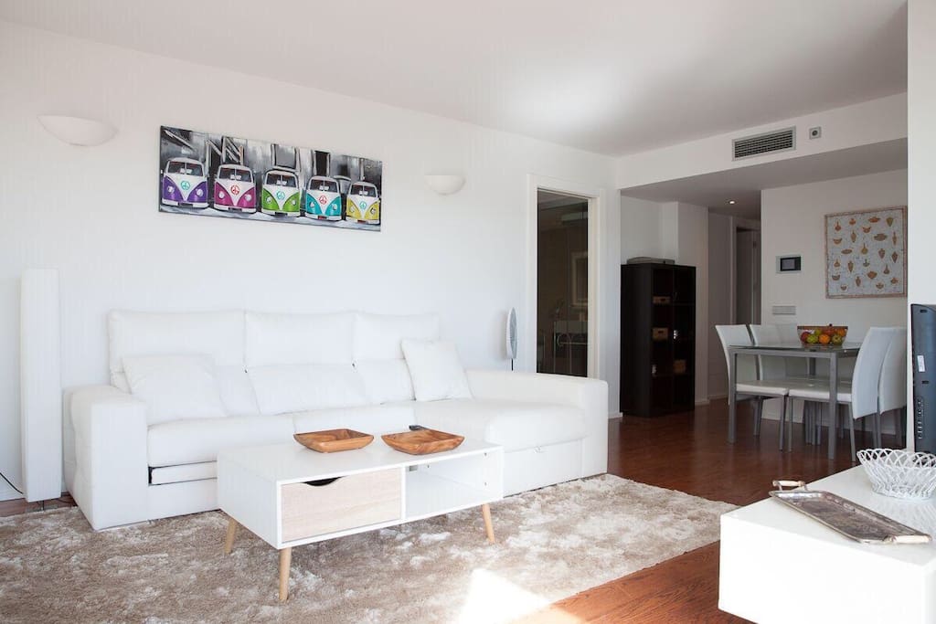 Living Area and Dining Table
