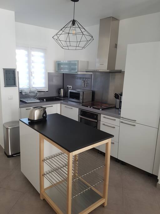 Cuisine ouverte sur salon/salle à manger