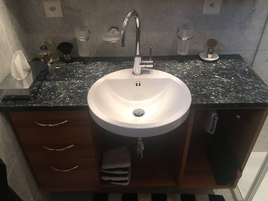 First marble bathroom.