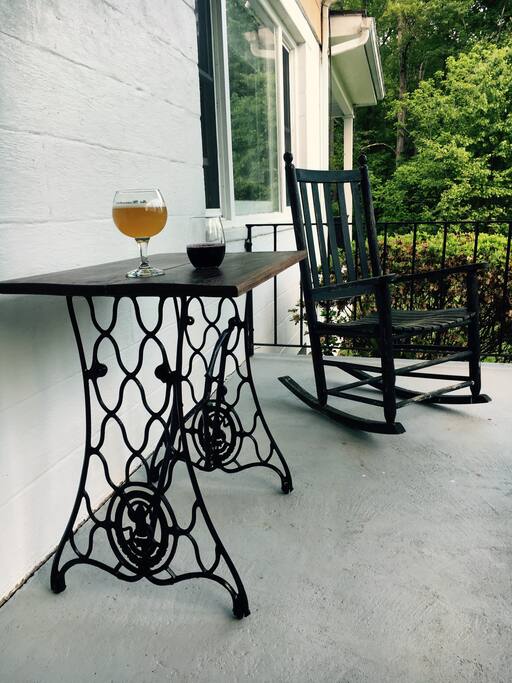 There's a porch waiting for you! Front porch here