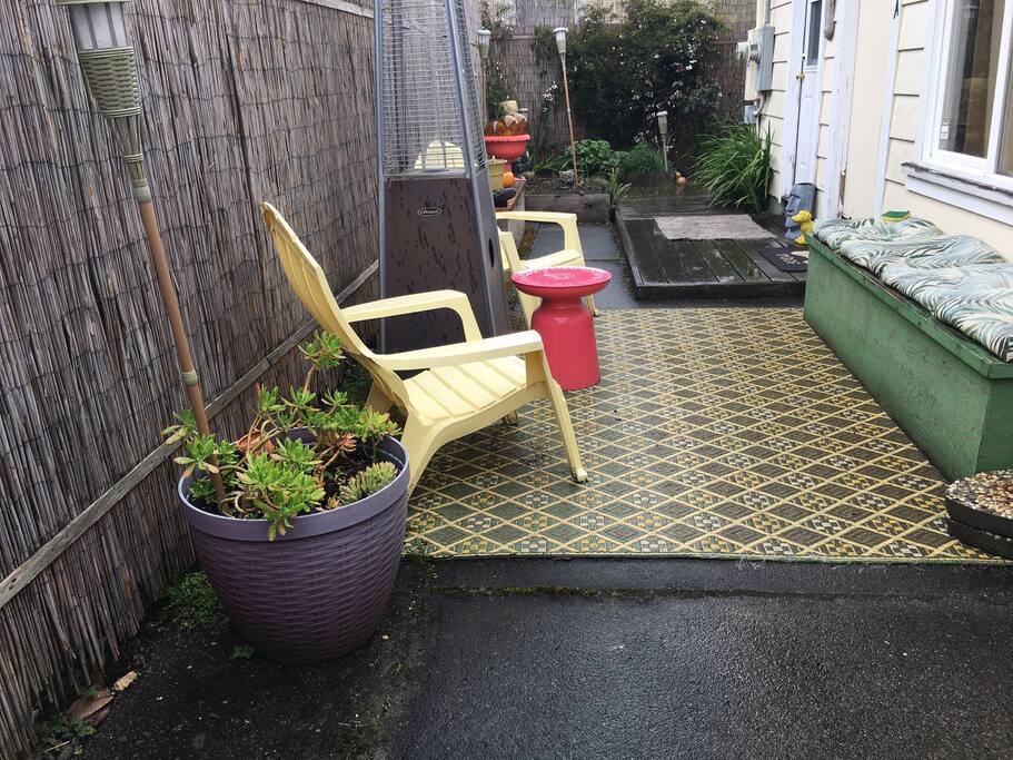 Private patio