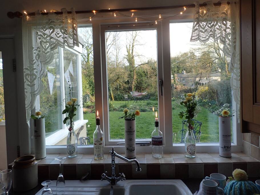 Kitchen window view