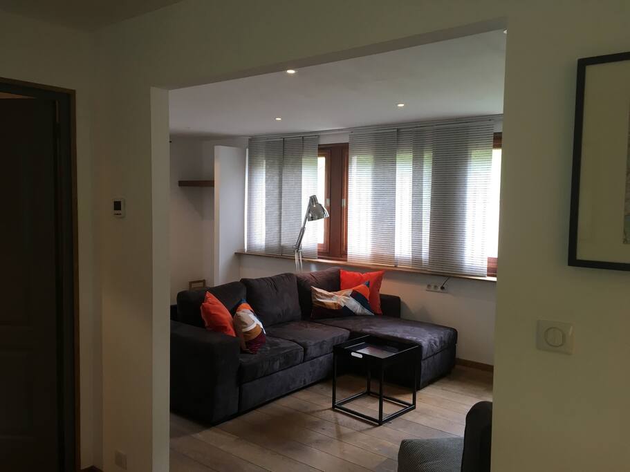 Living area seen from the dining area