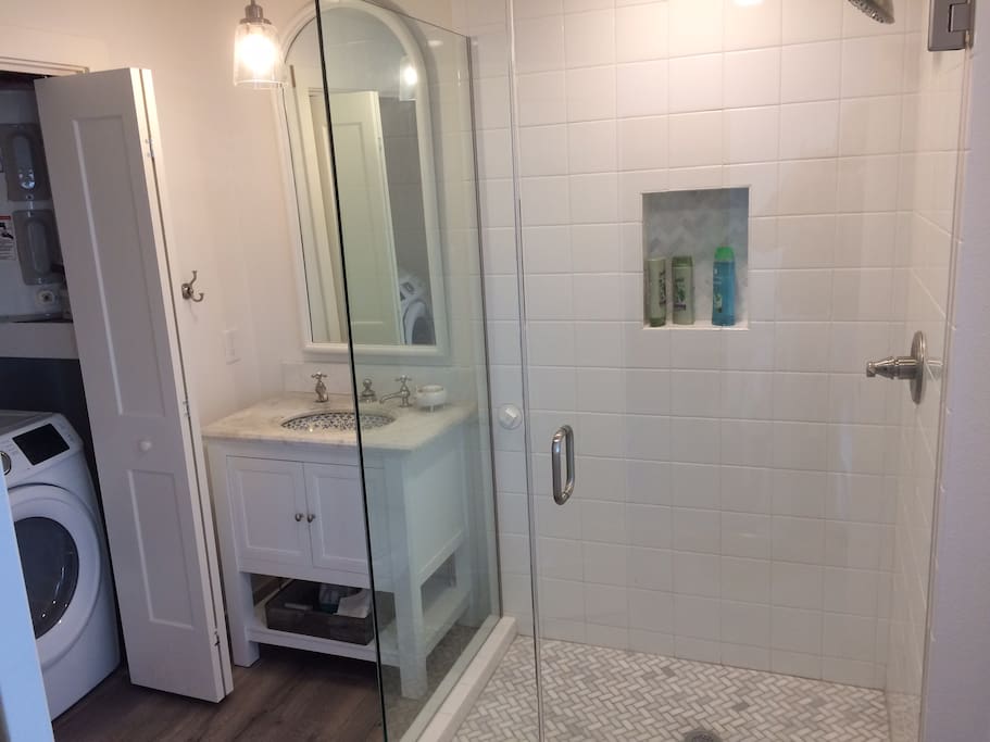 bathroom and laundry