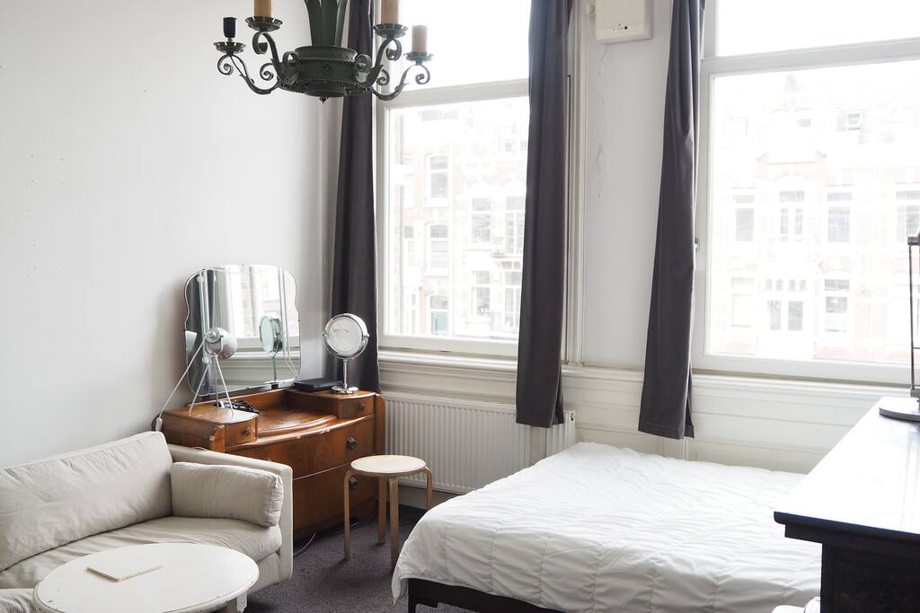 Private bedroom corner view