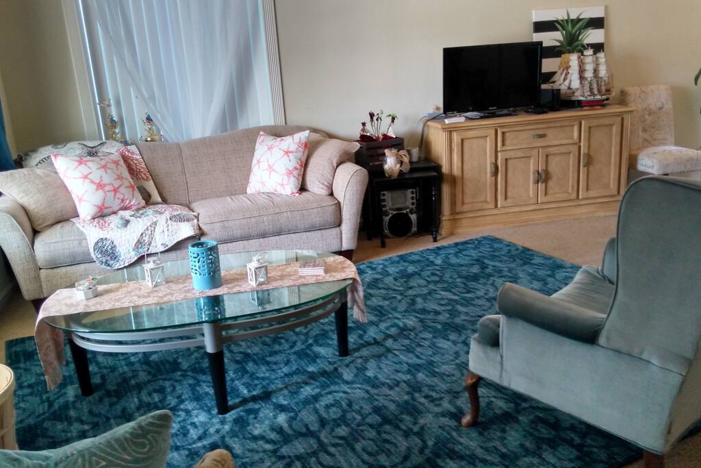 Separate Living room with TV and Netflix