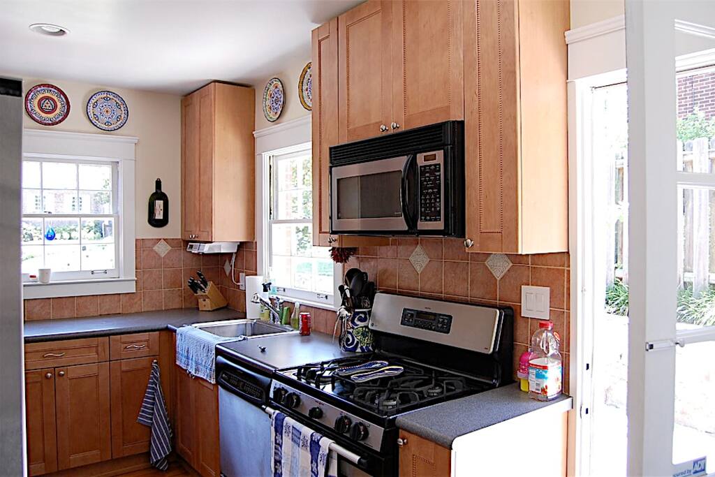 Kitchen with new appliances