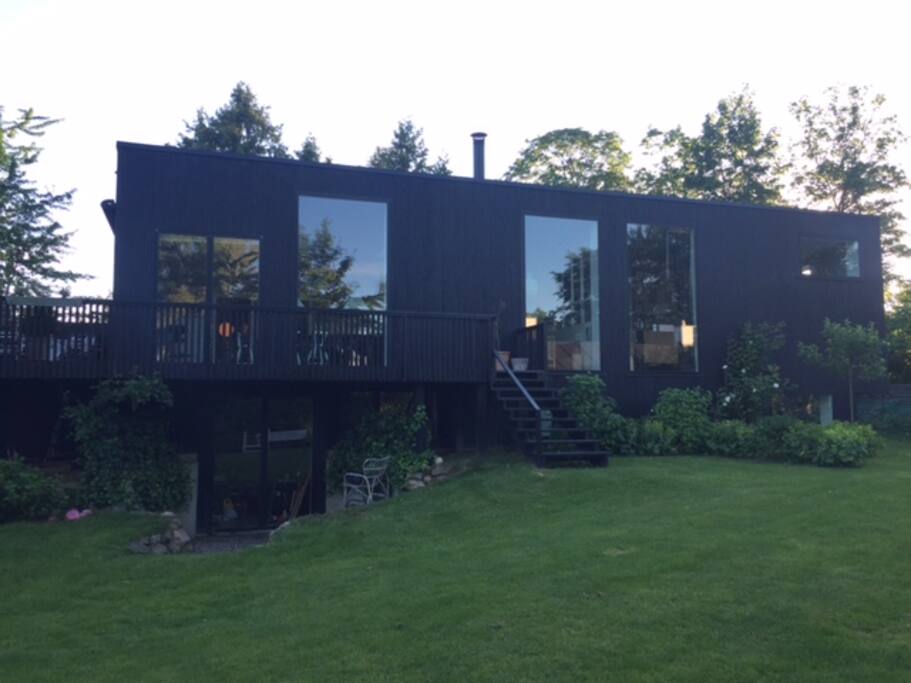 View of the house from the garden