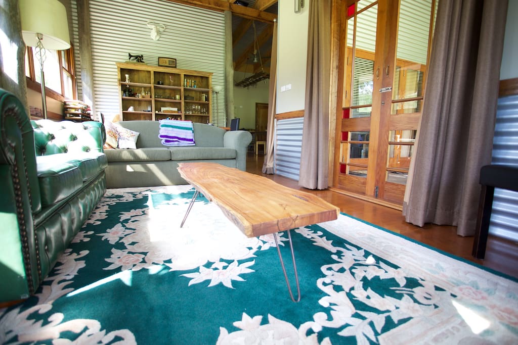 Spotted gum table incorporates many beautiful local timber grains to admire.