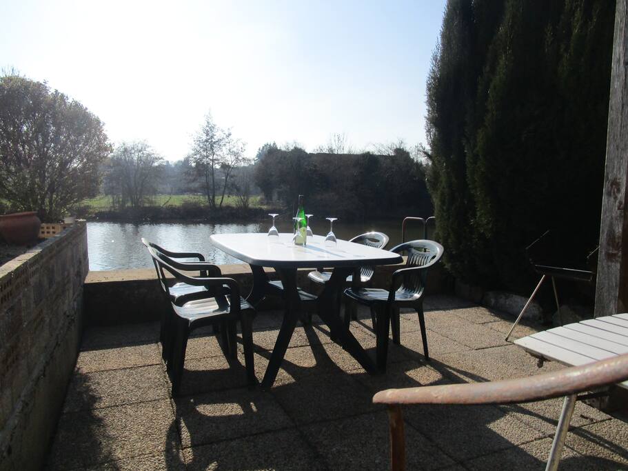 Jardin en bord de Sarthe