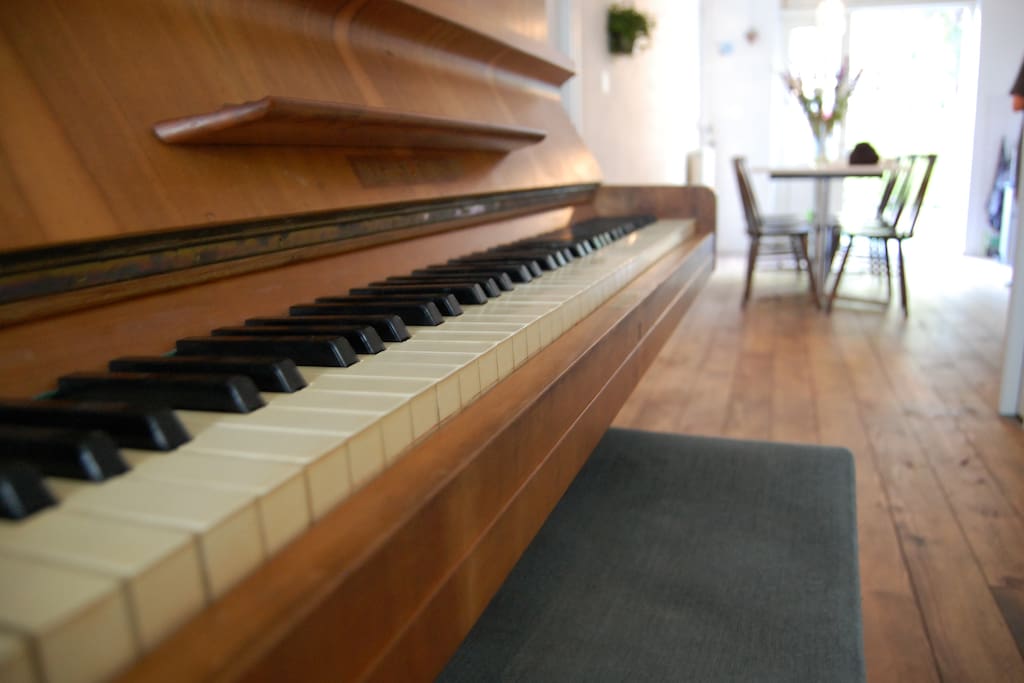 Feel free to play the piano