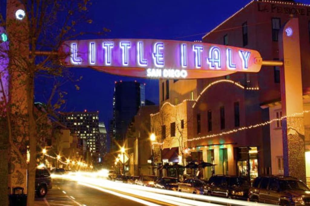 Little Italy! 10 min drive