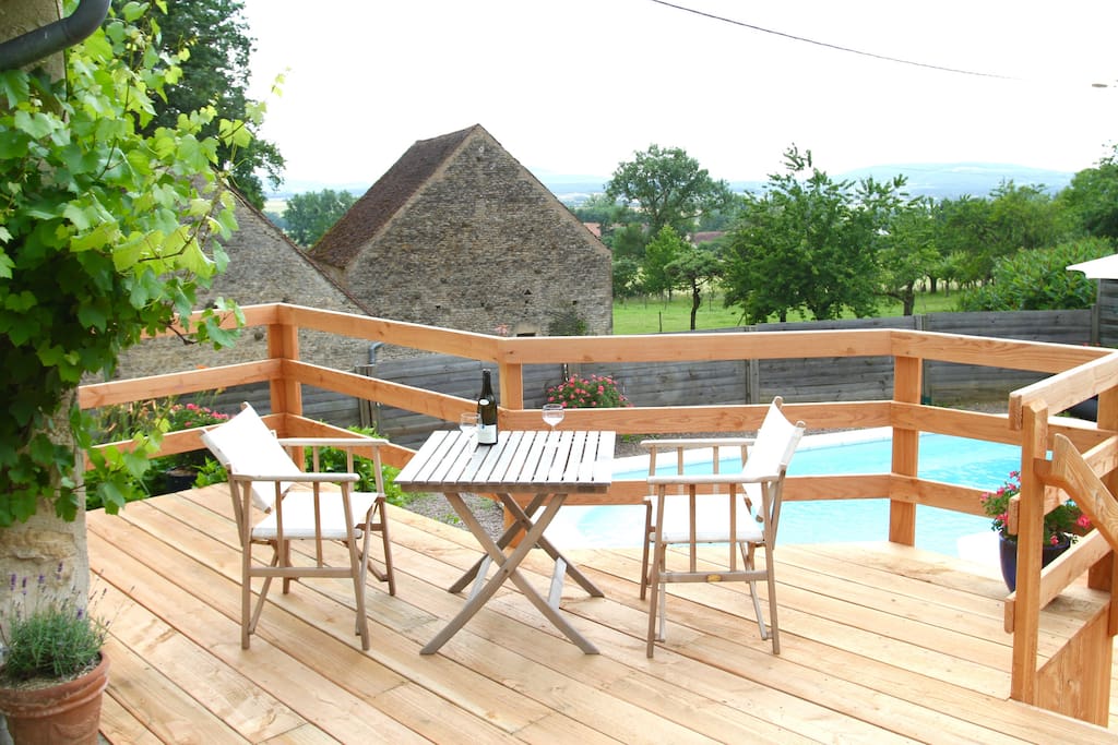 Upper deck view to Morvan