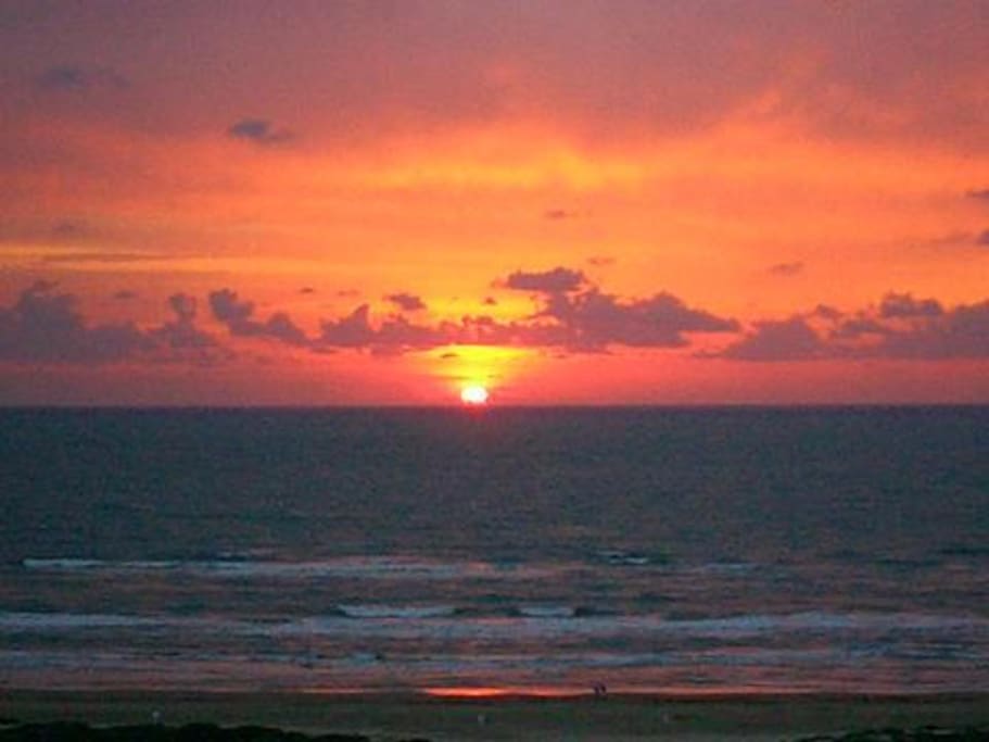 Sunrise from balcony