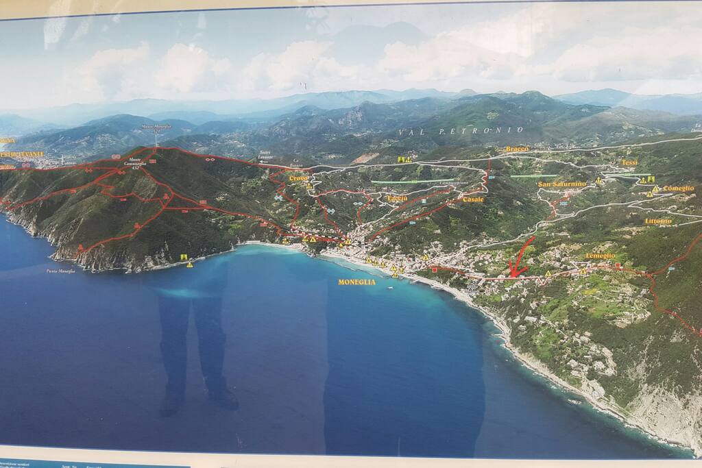 Moneglia map view