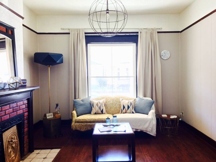 Natural light in the cozy living space