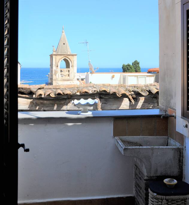 antico terrazzo sul borgo