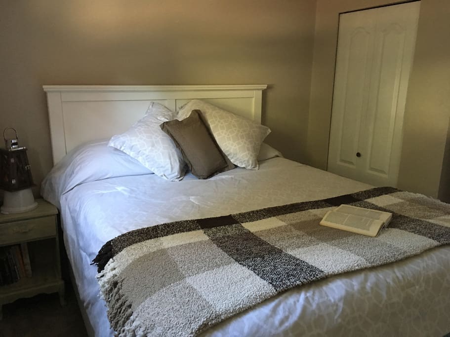 Upstairs queen bed