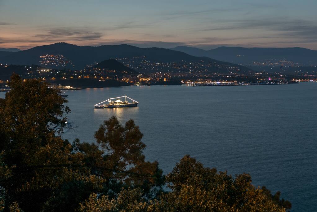 View from the terrace towards Cannes