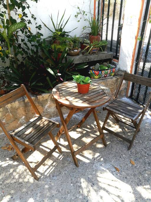 Front patio.