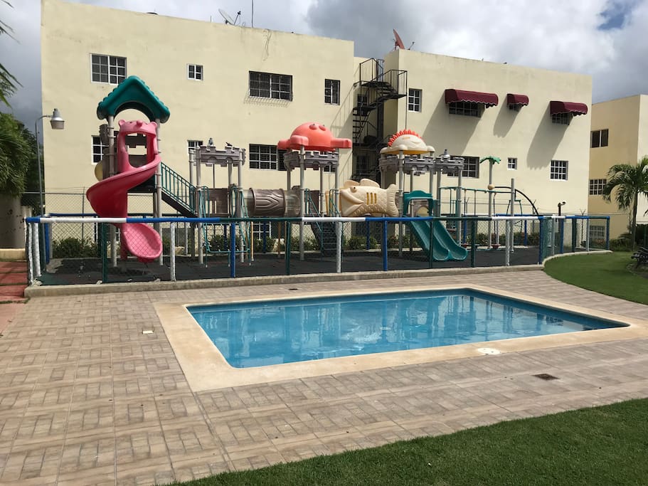 kids playground and 2nd pool