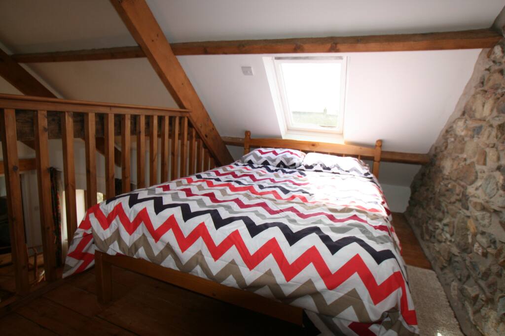 slaapruimte 1 dubbel bed