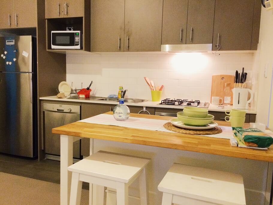 Kitchen in night time