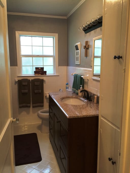 Bathroom with Bath and Shower