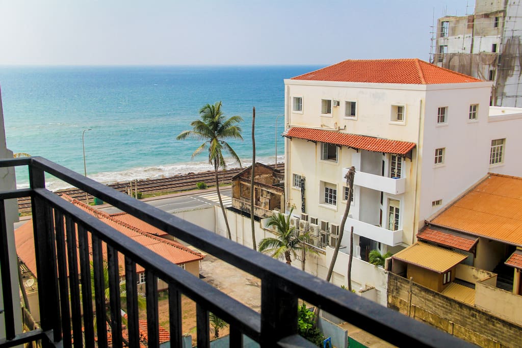 View from balcony in bedroom