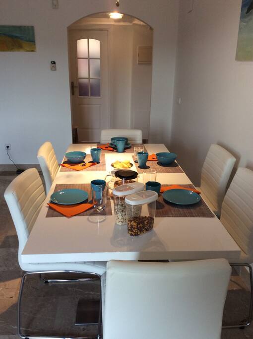 inside dining area