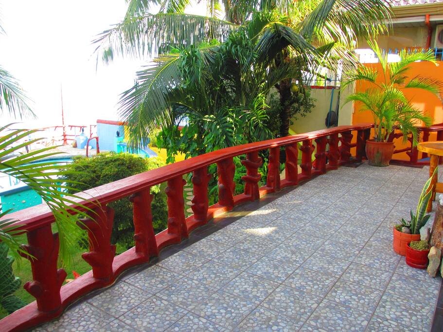 Ground floor balcony