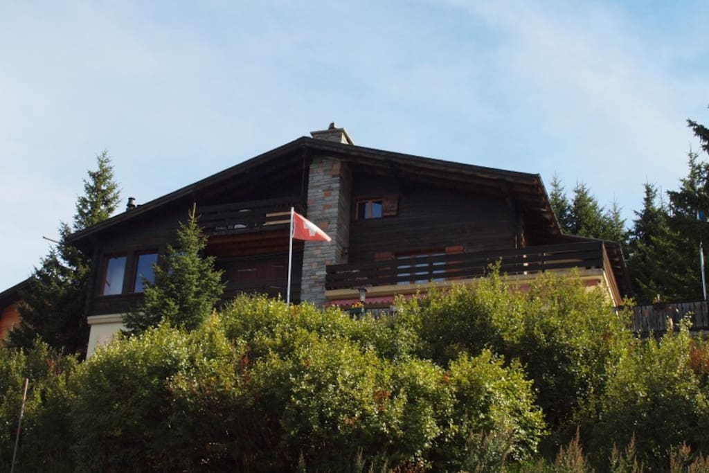 Chalet Panorama Rosswald im Sommer