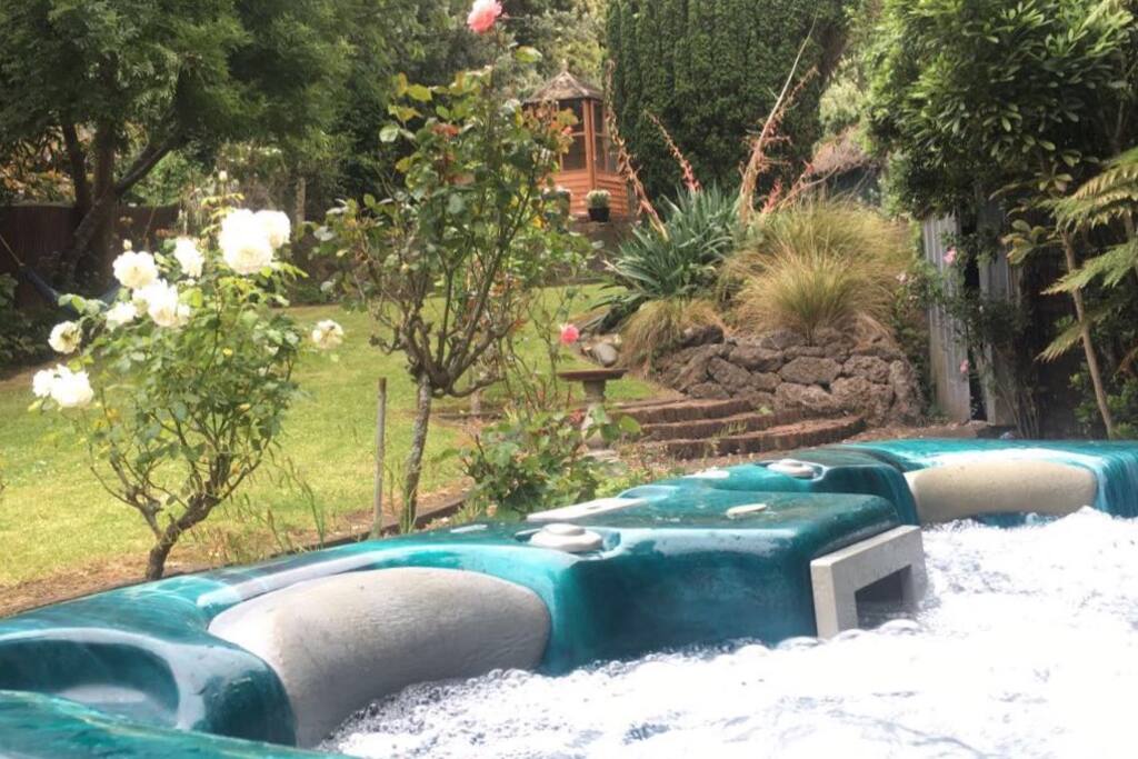 Back yard spa