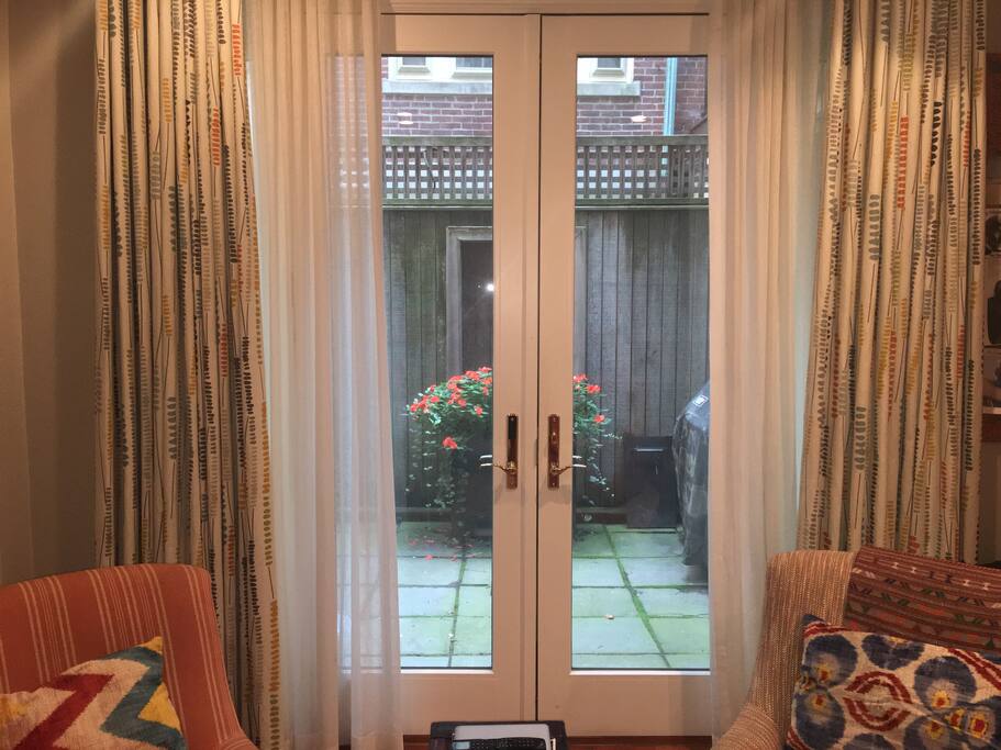 Small back patio