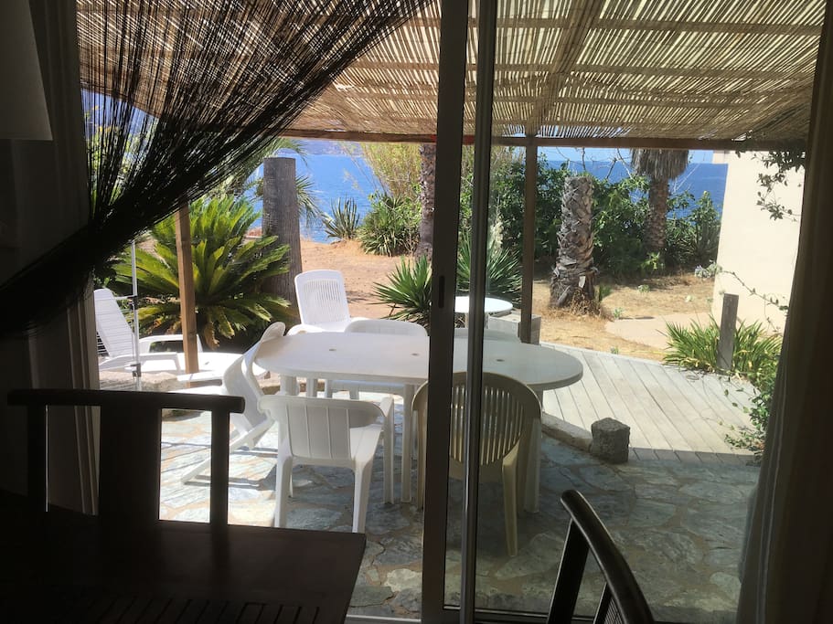 Terrasse vue mer