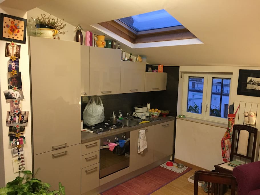The kitchenette