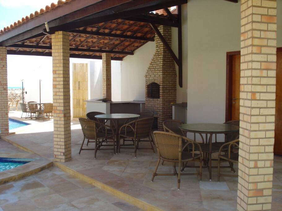 BBQ area.