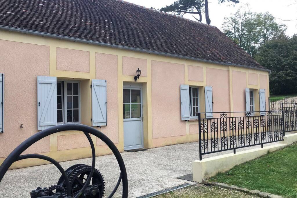 Façade de la maison.