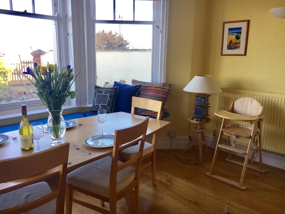 Dining Area with views to beach