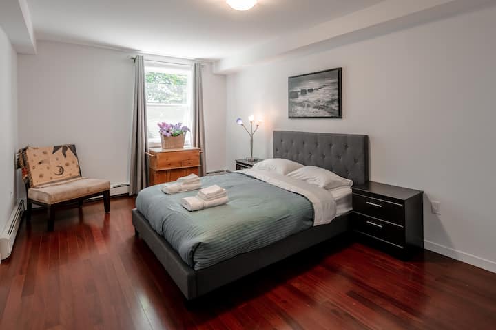 Dormitorio 1, cama tamaño queen